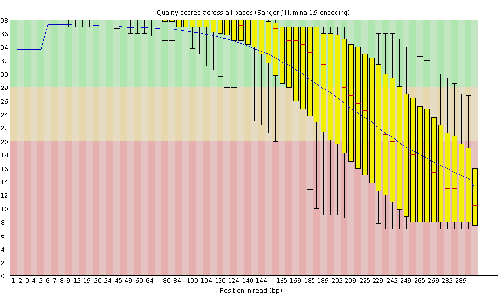 JS626 read2의 QC 이미지 (MiSeq)