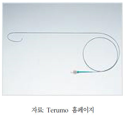 Terumo사의 카테터