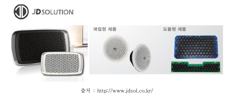 JD솔루션의 초지향성 스피커 JDS-U100 모델
