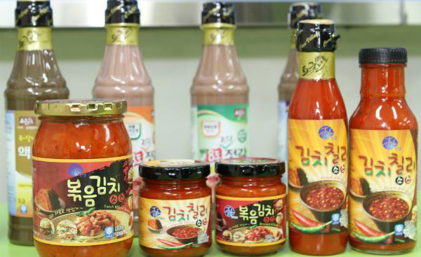 광천토굴전통식품에서 생산한 김치소스 ‘K-Sauce’ 제품