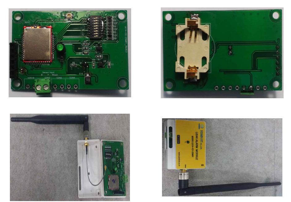 개발된 RF(Zigbee) Sensor Device 모듈