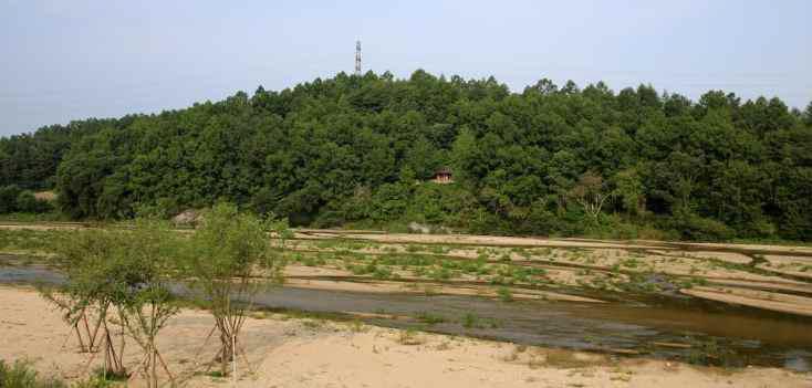 마을에서 바라본 경관