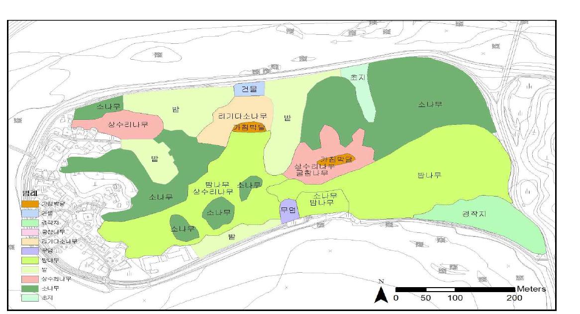 산림구역 - GIS D/B 구축 현황 2