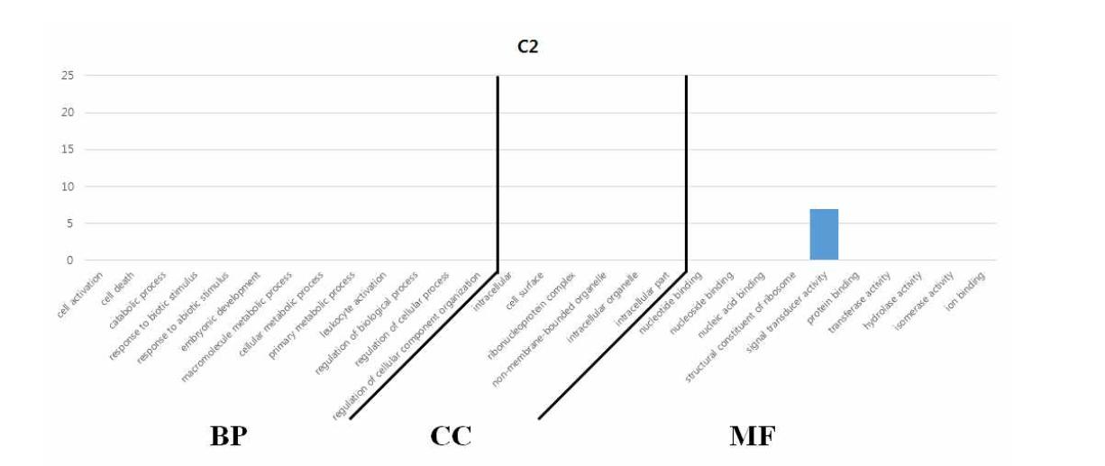 유전자 기능 분석 결과 – 2번 군집