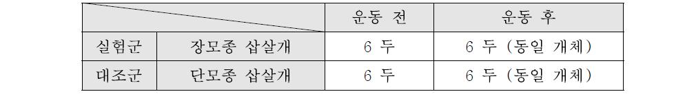 실험 계획 변경 전 필요 개체 수 (Number of dogs before change experiment plan)