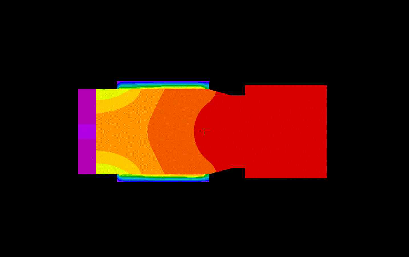 Temperature contour just start drawing