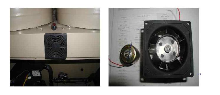 실외기 유인 팬 구조 및 설치