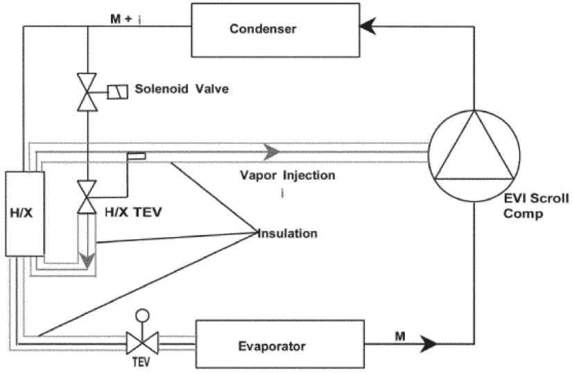 Schematic flow diagram of EVI
