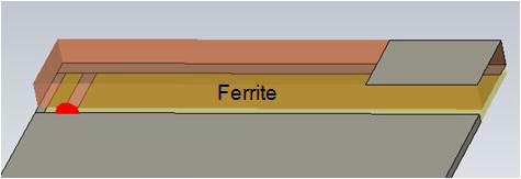 Ferrite만을 사용한 내장형 안테나 구조