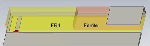 유전체와 Ferrite가 혼합된 내장형 안테나 구조 1
