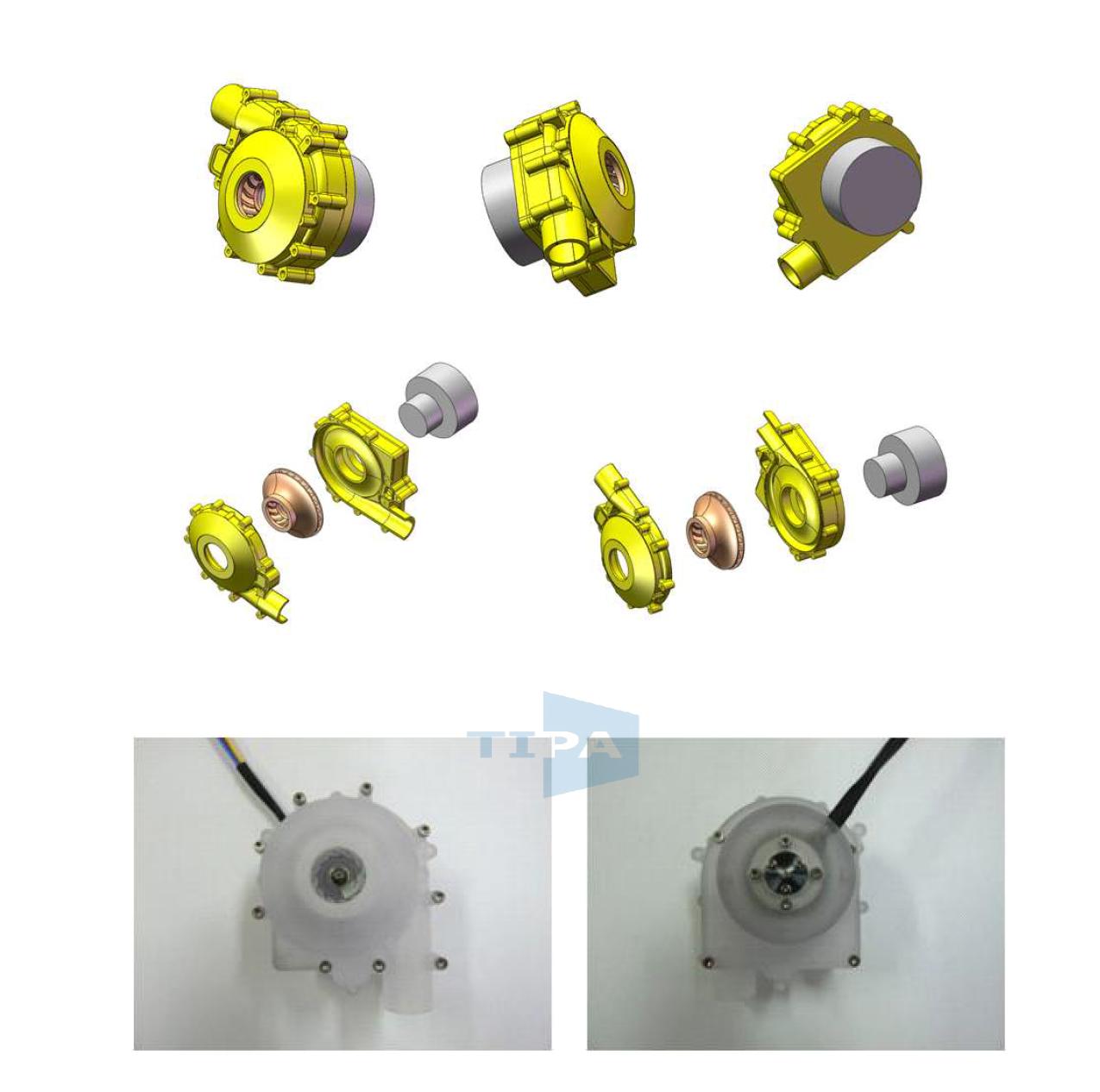 2차년도 개발 블로워 3D CAD 모델 및 시작품