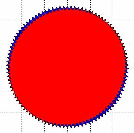 Flexspline 타원 변형 Matlab 시뮬레이션