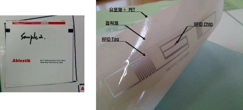 저온 대용으로 패키징된 태그