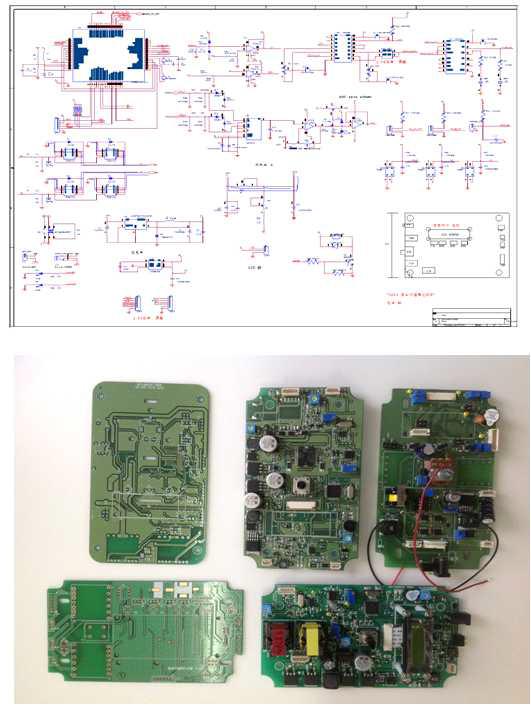 회로도 및 PCB 그리고 실장된 부품