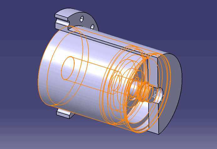 CATIA를 통한 유압펌프의 내부 유동영역 생성(2)
