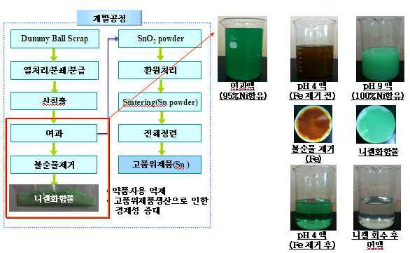 수산화철 침전법에 의한 Ni화합물을 제조하는 방법