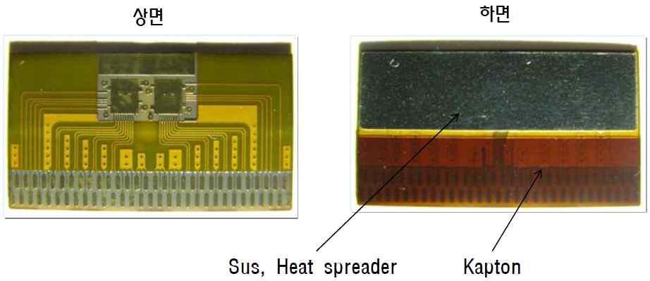 제작된 PCB