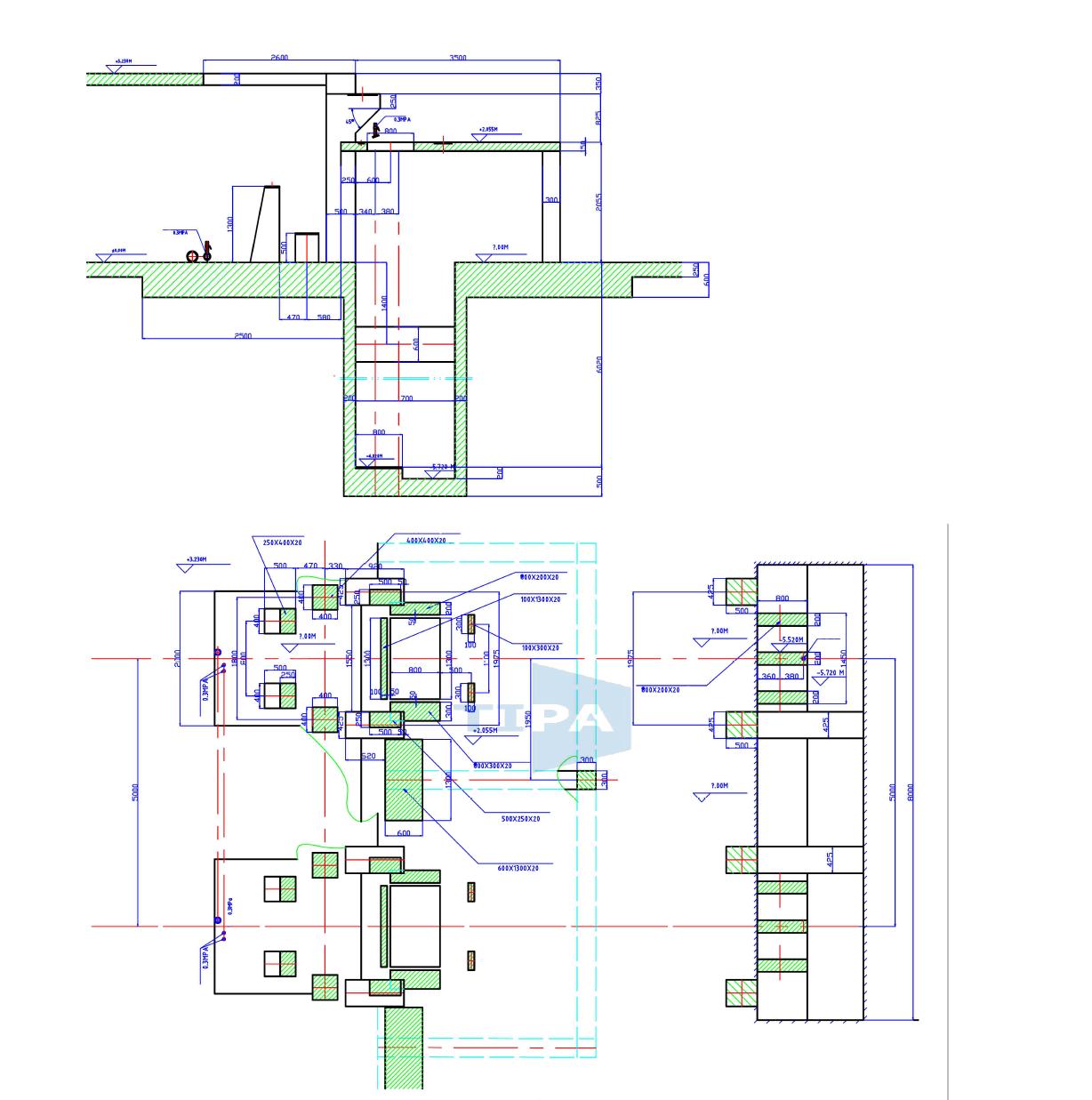 Screw Semi-Continuous Casting Machine 모식도