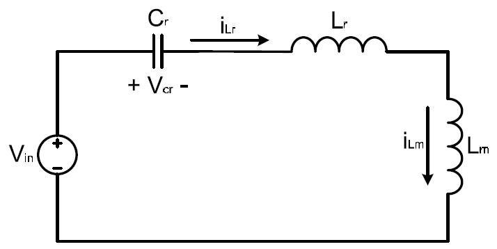 Equivalent Circuit at peak gain point Frequency (t1≤t≤t2)