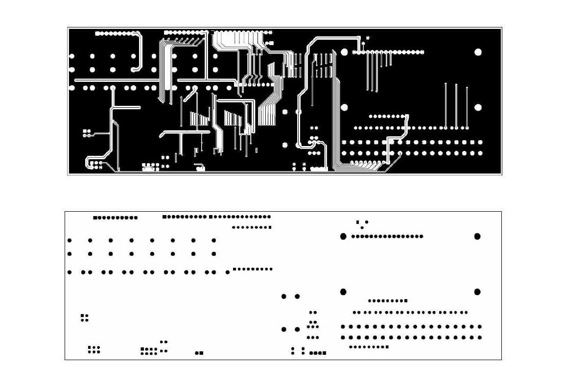 제작된 PCB 기판의 실크프린트