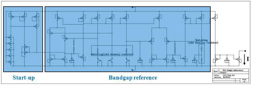 BandGap Reference 회로 (기준전압 발생기)