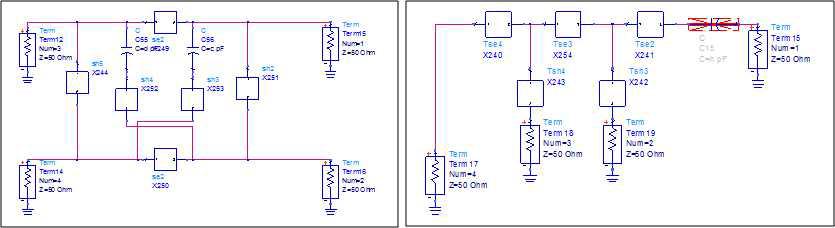 Band 2 Duplexer 등가 회로