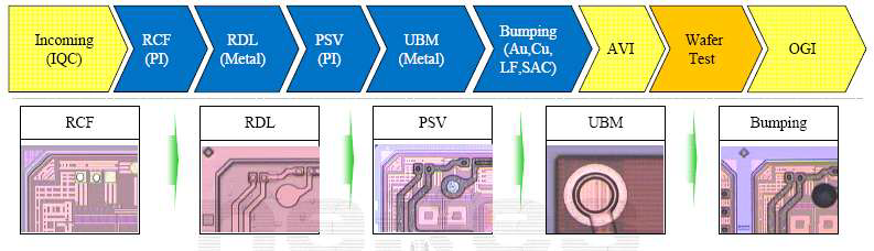 Bumping & Wafer Test Process