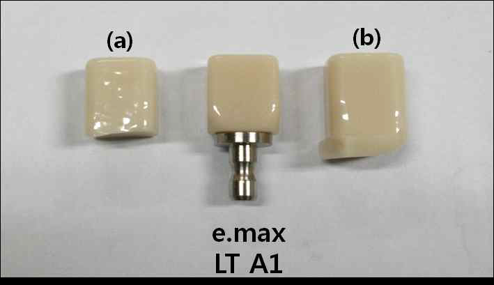 LT A1 shade 구현 및 e.max LT A1 블록과의 비교.