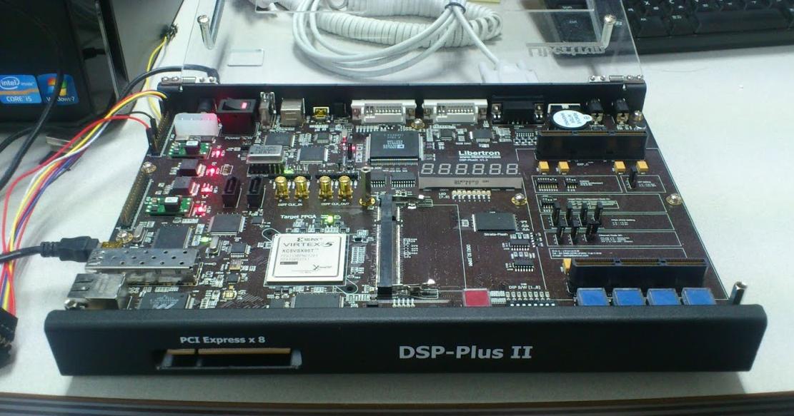 FPGA 타겟 보드(Libetron DSP-Plus II, Xilinx Virtex-5)