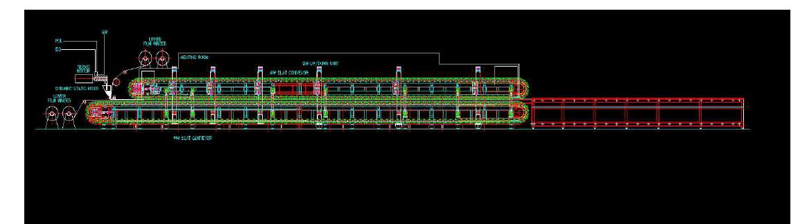 1차년도 및 2차 년도 개발 완료 Double Slat Belt Conveyor