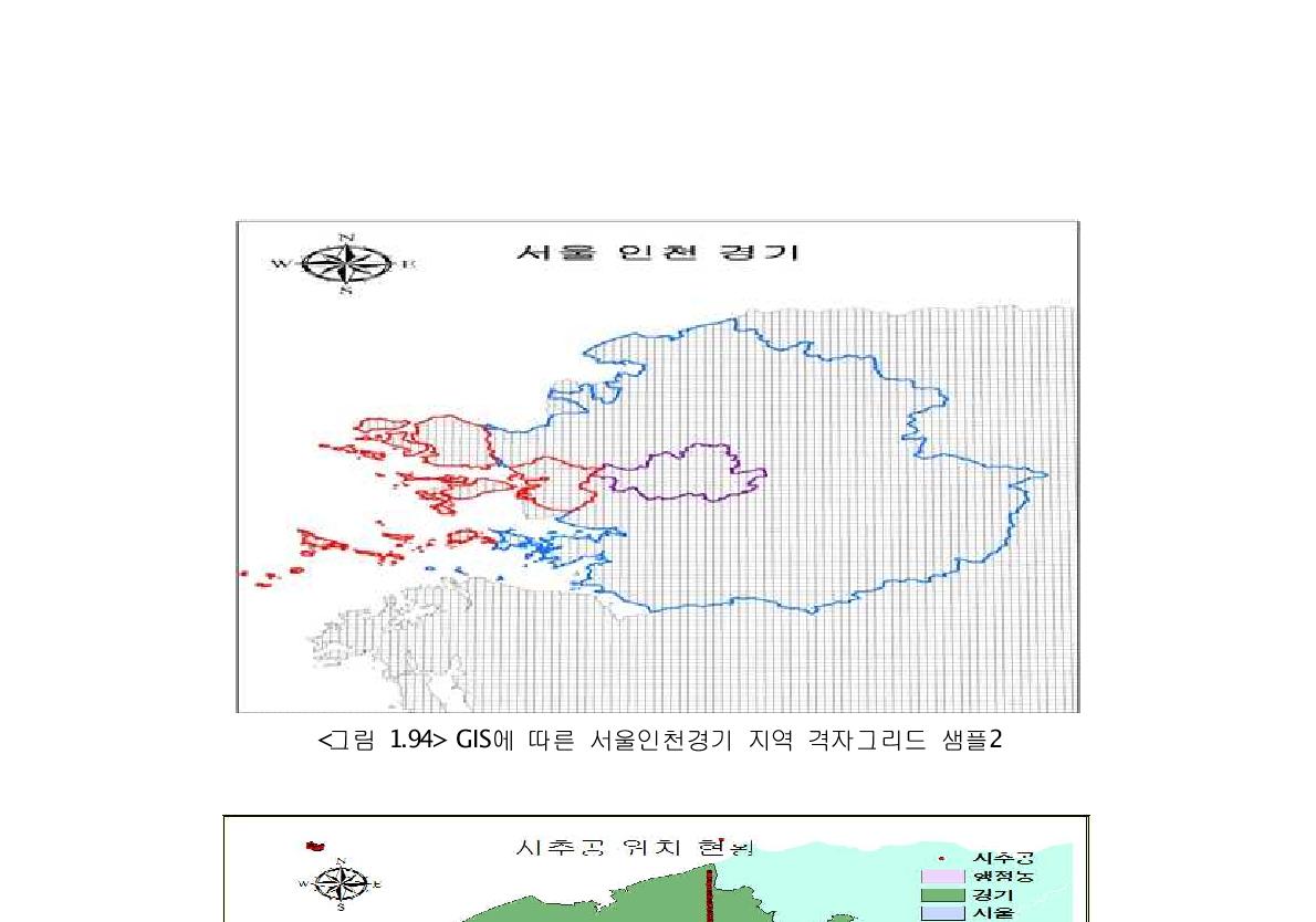 GIS에 따른 서울인천경기 지역 격자그리드 샘플2