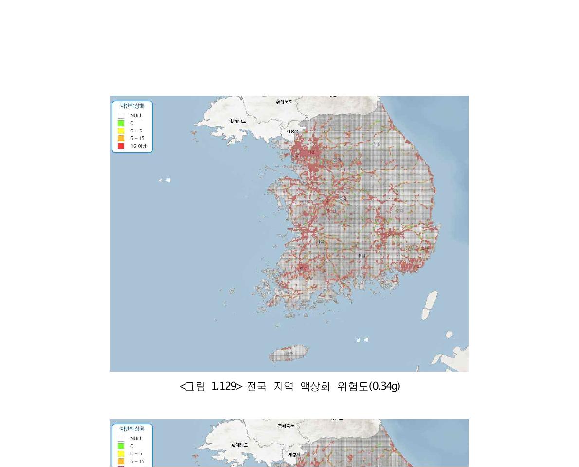 전국 지역 액상화 위험도(0.34g)