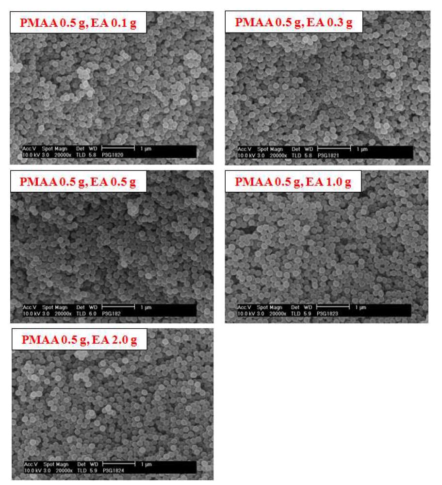 Ethyl acetate를 chain transfer agent로 사용하여 합성된 PVDF 입자