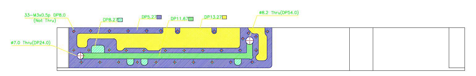 Tx, Rx 필터 PCB Board 장착 측면