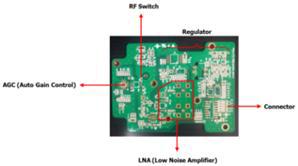 LNA, AGC 집적화 설계 PCB