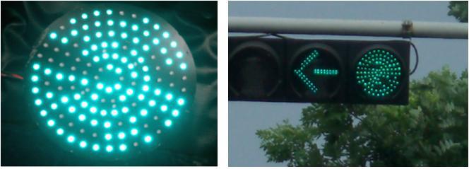 기존 포탄형 LED교통신호등의 고장사례