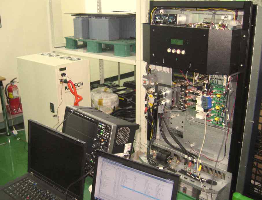 ESS 및 양방향 PWM 컨버터 연계실험 사진