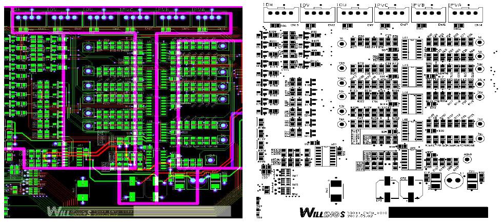 전류검출 회로 PCB Artwork