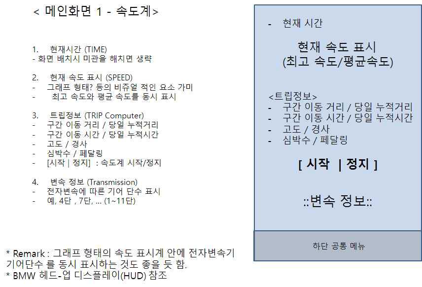 메인화면 1에 대한 구상도