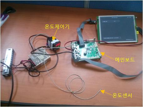 온도센서와 메인보드 간의 통신 실험