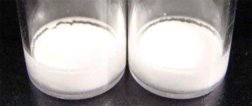 Visual appearance of lyophilized samples generated in cycle 5