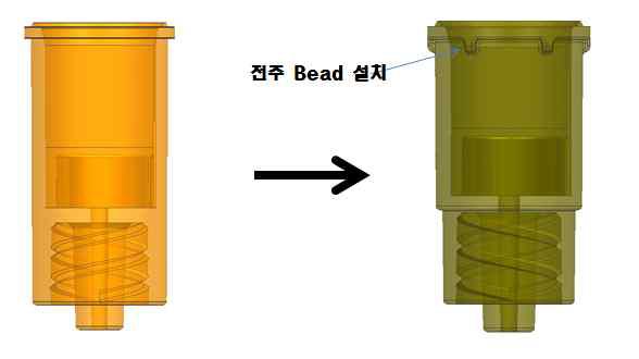 제품 외관 형상 변경