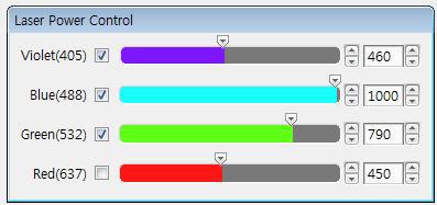 Laser Power Control 윈도우