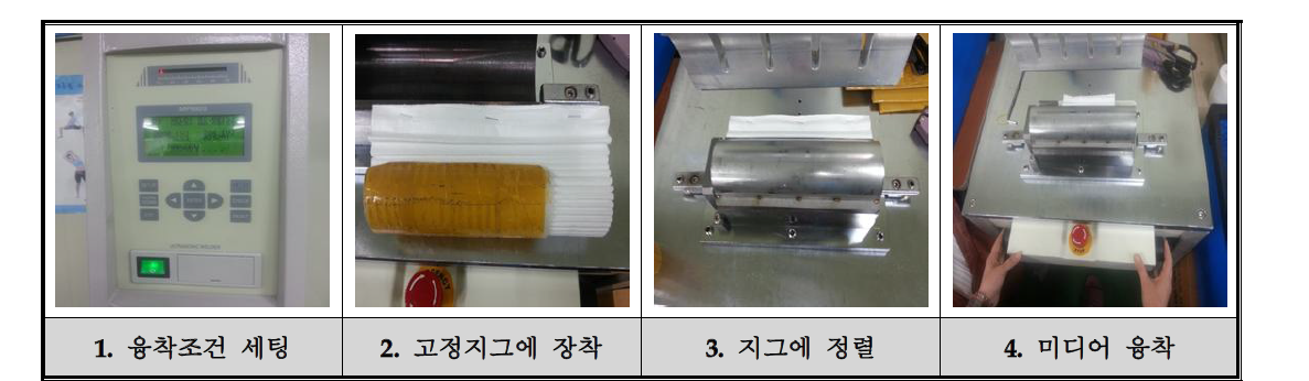 Ultrasonic Welding 공정 순서 및 사진