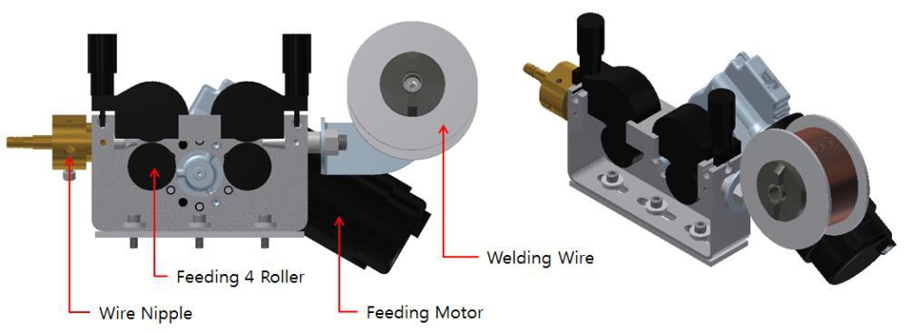 Wire Feeding Part 3D 설계