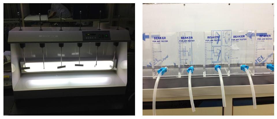 Jar-tester 및 비이커