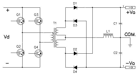 출력 정류 회로도