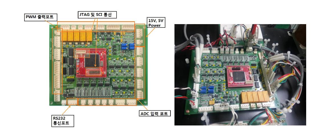 제어보드의 실제 제품 사진