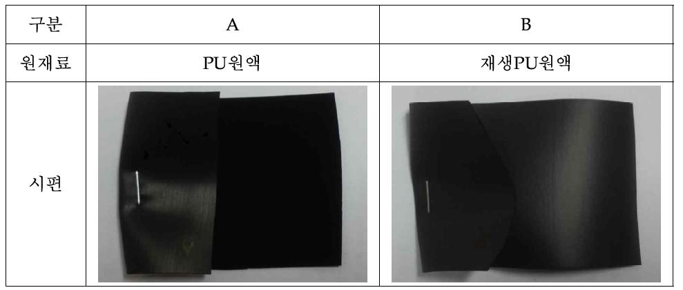 실험에 사용된 시편