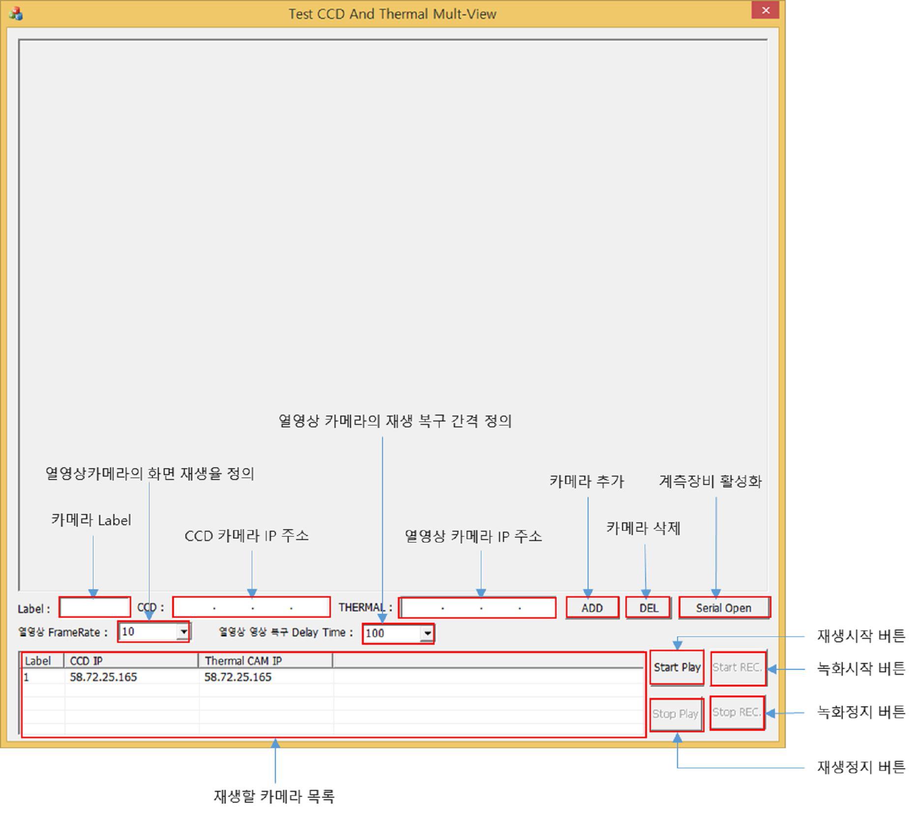 프로그램 제어 항목 구조